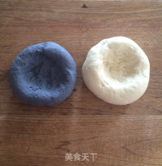 Two-color Wishful Steamed Buns recipe