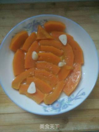 Steamed Pumpkin recipe