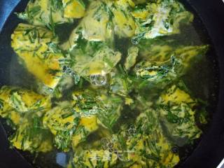 Stewed Egg with Leek recipe