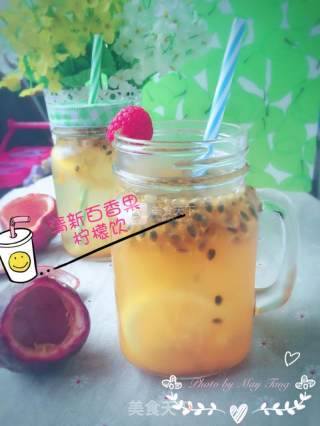 Refreshing Passion Fruit Lemon Drink recipe