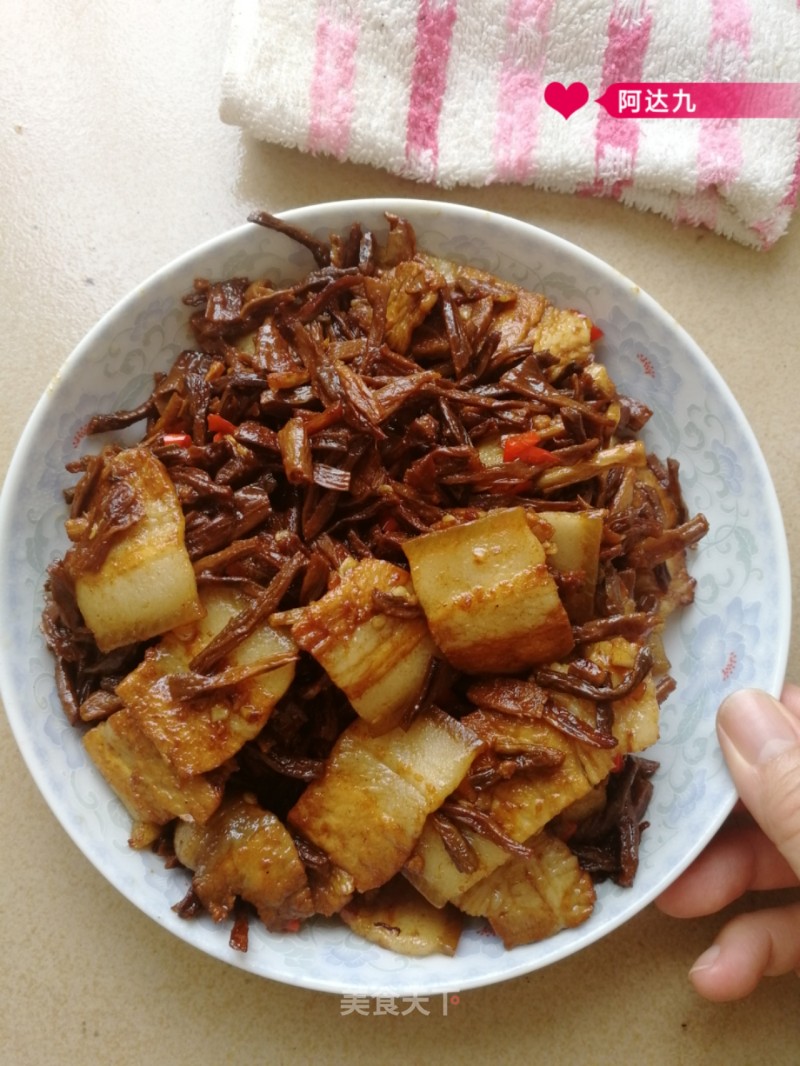 Stir-fried Pork Belly with Bean Curd recipe