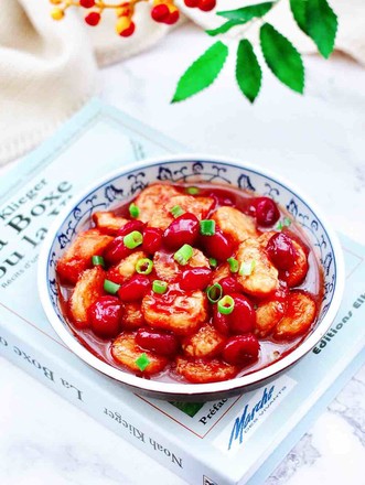 Cranberry Braised Japanese Tofu
