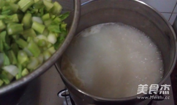 Choy Sum Congee recipe