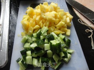 [cold Pineapple and Diced Potatoes] recipe