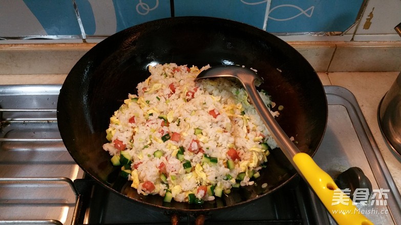 Luncheon Meat and Egg Fried Rice recipe