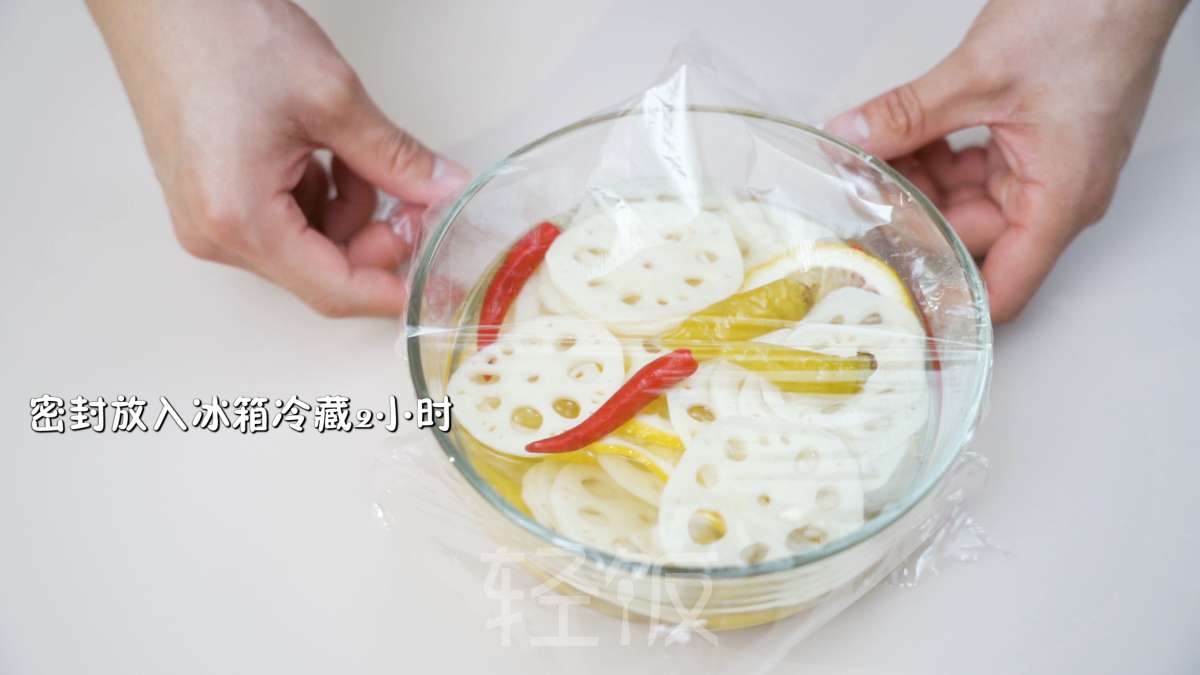 Lemon Pickled Lotus Root, Hot and Sour, Refreshing and Relieving Greasiness recipe