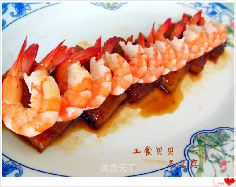 Shrimp Roasted Winter Melon-"winter Love" of Four Seasons recipe