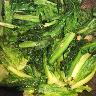 Garlic Lettuce Leaves recipe