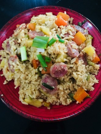 Sausage Braised Rice recipe