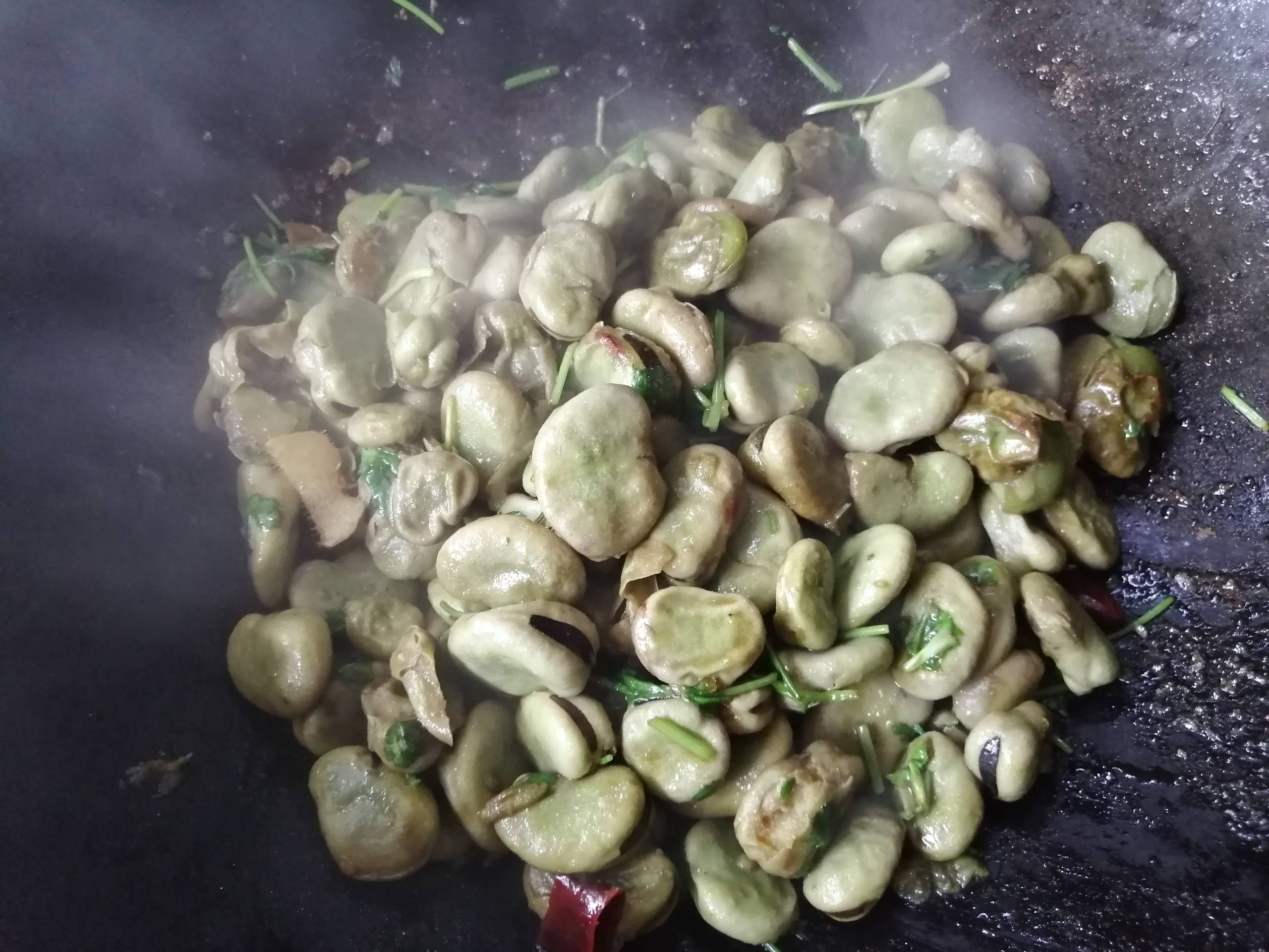 Stir-fried Broad Beans recipe