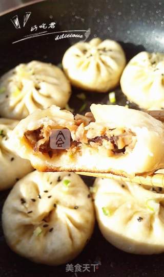 Fried Mushrooms and Shrimps recipe