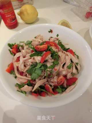 Thai-style Cold Chicken Shreds recipe