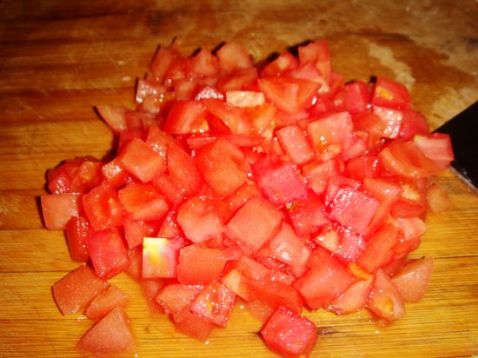 Steamed Custard with Tomato and Yam recipe