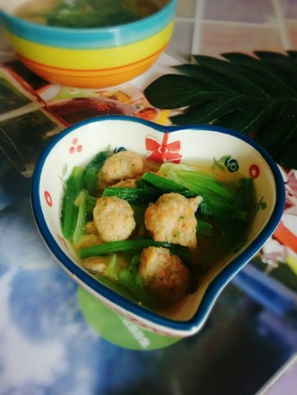 Vegetable Shrimp Ball Soup recipe