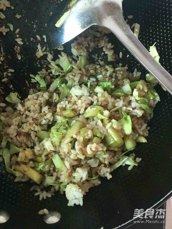 Fried Rice with Minced Meat and Eggplant recipe