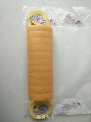 Mulberry Cream Cake Roll recipe