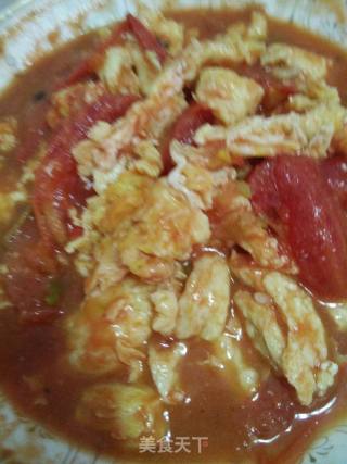 Scrambled Eggs with Tomatoes recipe