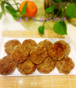 Crispy Mushroom Shrimp Patties recipe