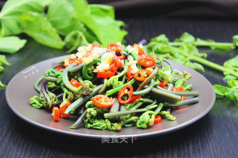 #春食野菜香# Salad Fern recipe