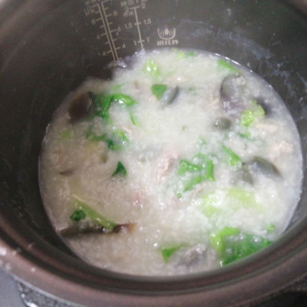 Congee with Preserved Egg and Lean Meat recipe