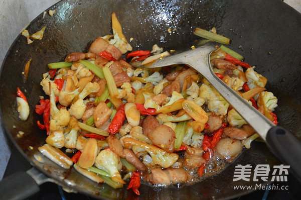 Cauliflower Fried Pork recipe