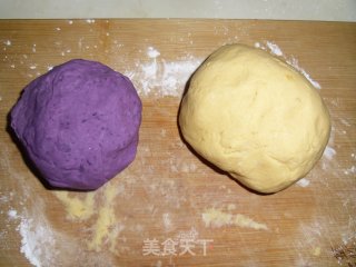 Double Potato Glazed Taro Balls recipe