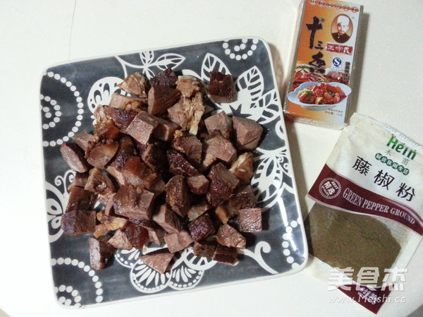 [tengjiao Beef Cubes] Hemp Fragrant and Delicious Non-stop recipe