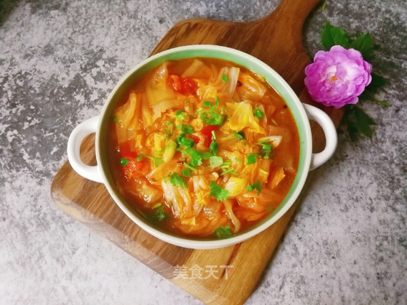 Chinese Cabbage Stewed Noodles recipe