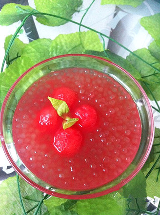 Pink Watermelon Sago recipe