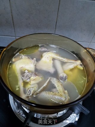 Pigeon Soup with Fresh Tuckahoe recipe