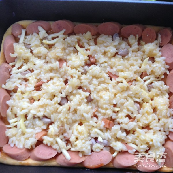 Golden Rice Pizza recipe