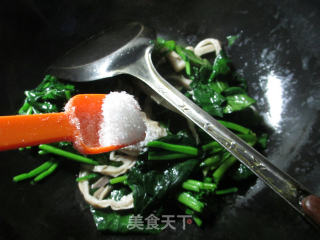 #trust of Beauty#fried Pork Belly with Spinach recipe