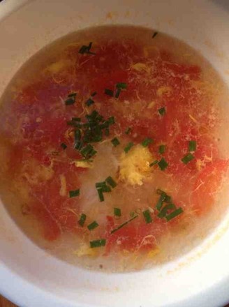 Tomato Duck Egg Soup