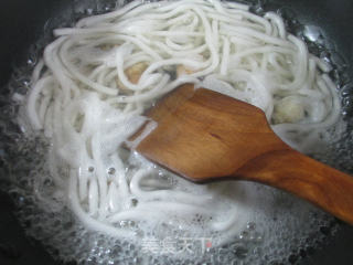 Round Clams Boiled Potato Vermicelli recipe