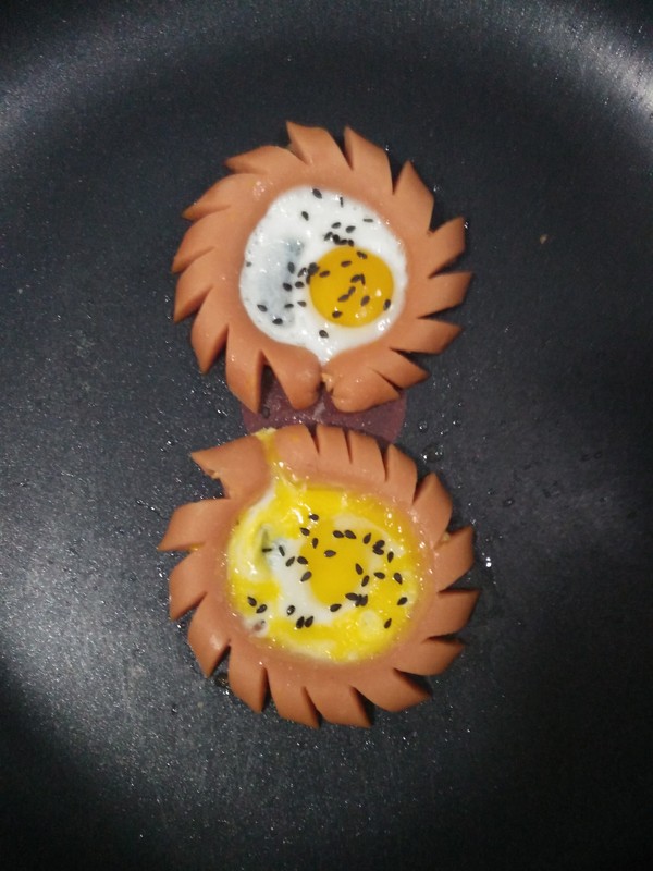 Quail Egg Ham Sausage recipe