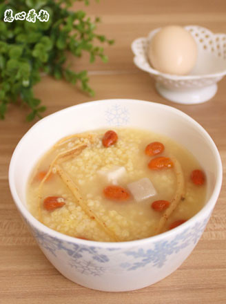 Chinese Wolfberry Ginseng Millet Porridge recipe