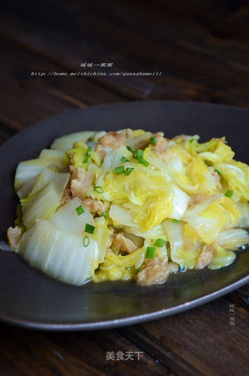 Oil Residue Baby Cabbage recipe