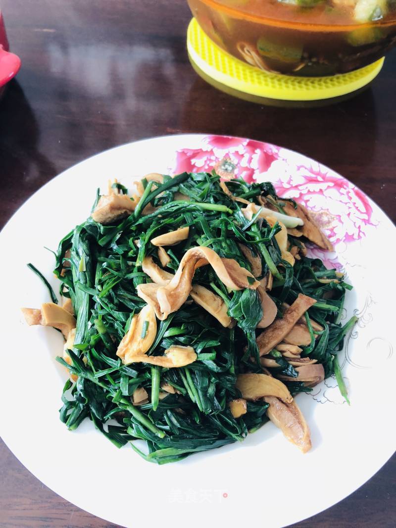 Stir-fried Leek with Pork Belly