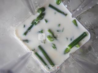 Asparagus Milk Custard recipe