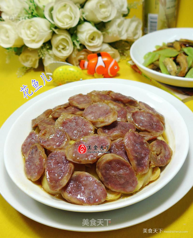 Steamed Bamboo Shoots with Sausage recipe