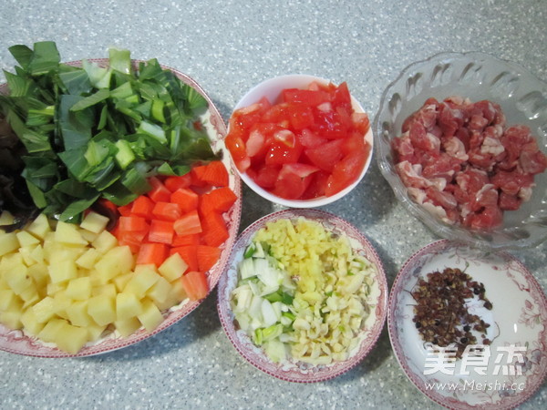 Lamb Noodles in Broad Soup recipe