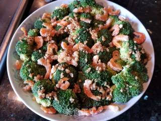 Steamed Broccoli with Dried Shrimp recipe