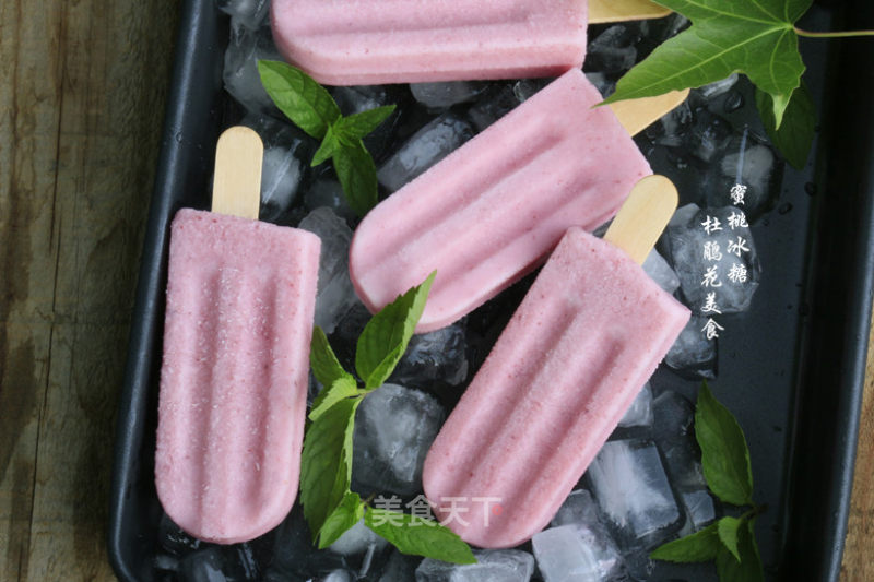 Peach Popsicle recipe