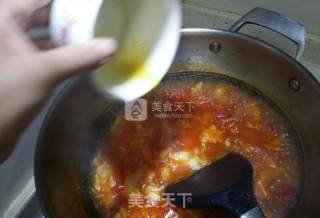 Seaweed, Tomato and Egg Lump Soup (not Muddy Soup) recipe