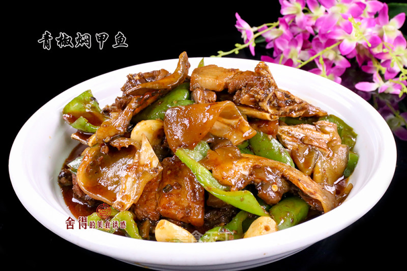 Braised Turtle with Green Pepper recipe