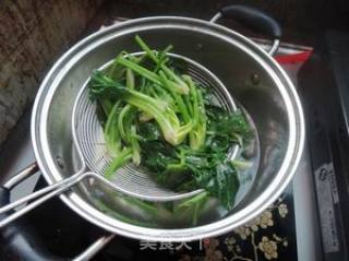 Stir-fried Carrots with Spinach recipe