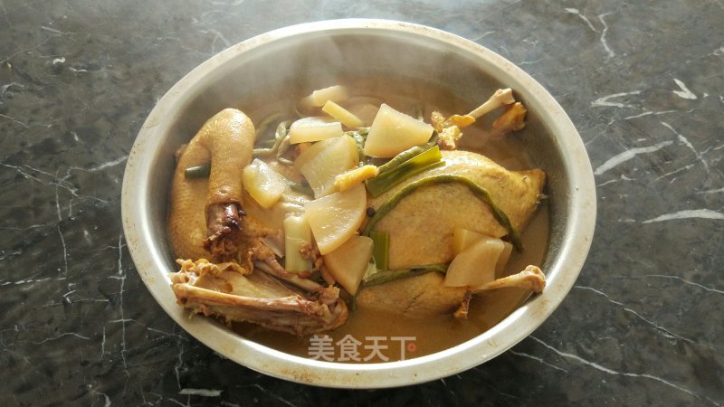 Warm Food-sour Radish Duck Soup recipe