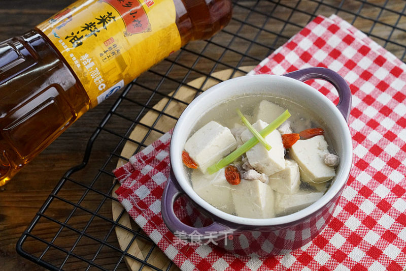 Lean Meat Tofu Soup recipe