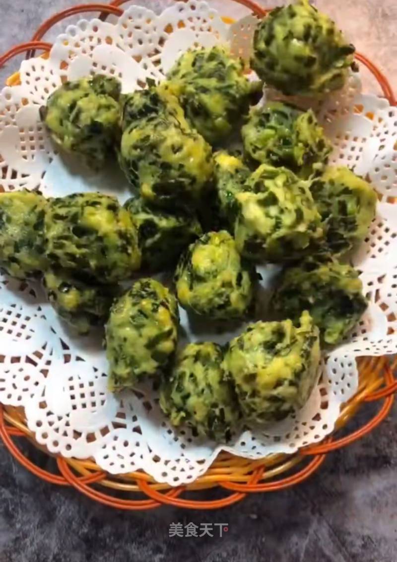 Tofu Meatballs with Leek recipe