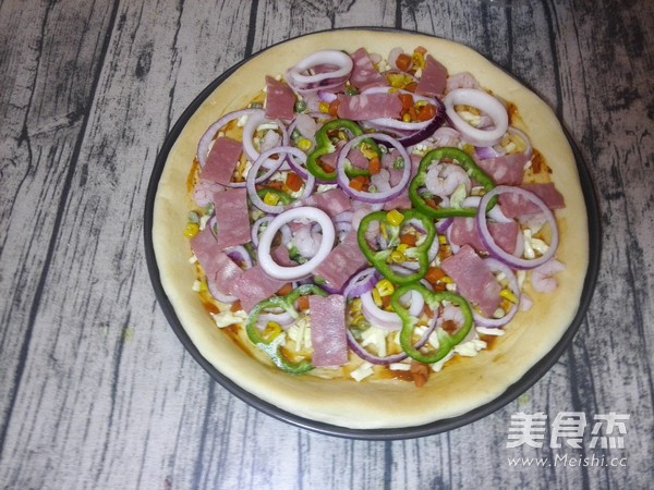 Seafood Big Carnival Pizza-home Edition (refrigerated and Fermented) recipe